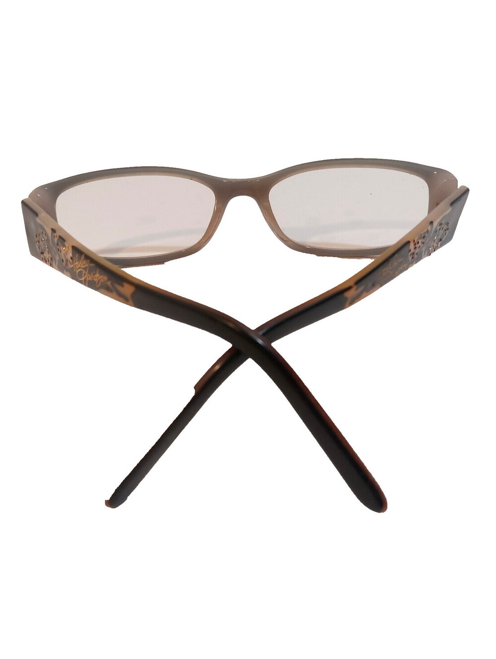Harley Davidson Eyeglass Frames ONLY Womens HD 387 Black Eyebogo Kaylee 53-16 - Picture 2 of 9